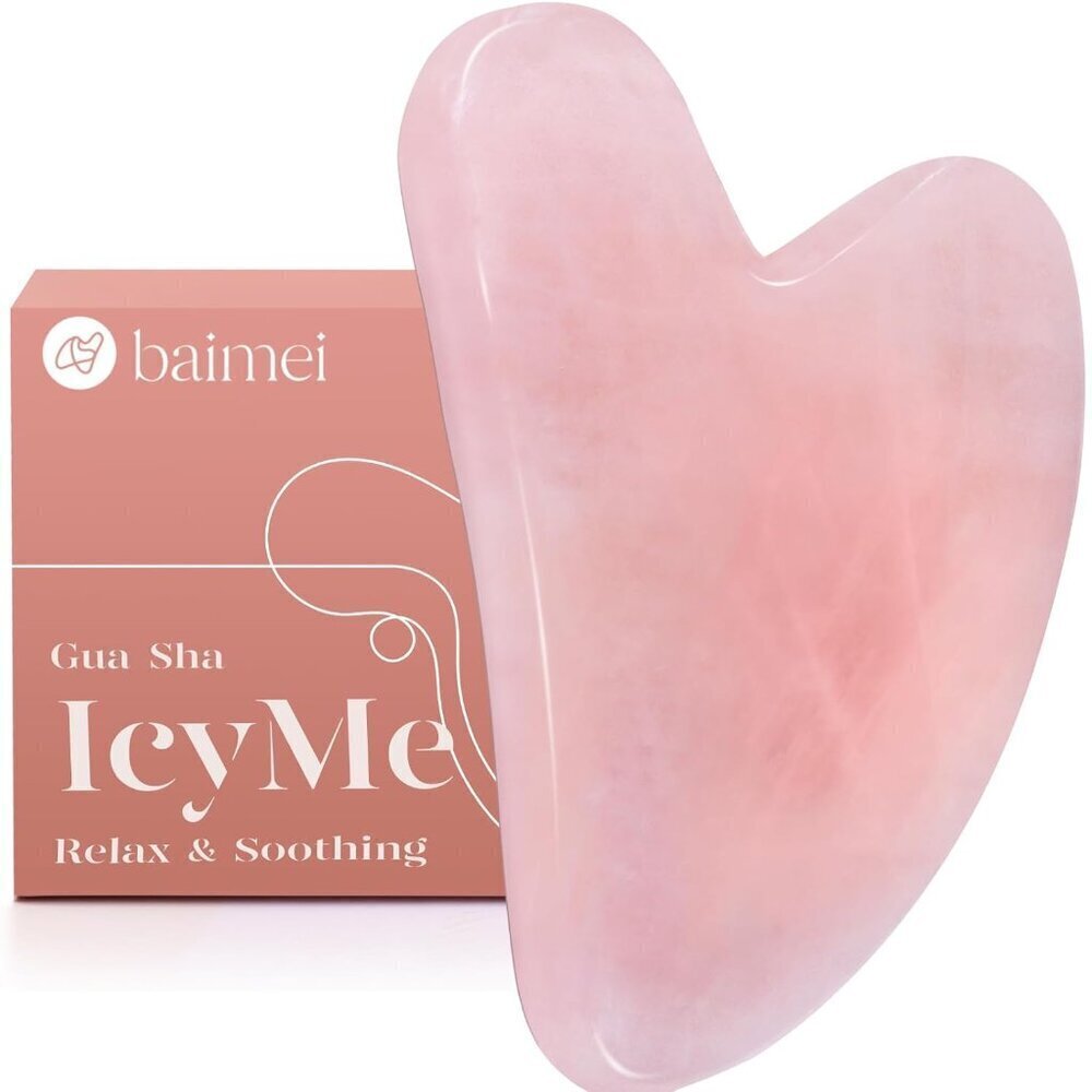 Gua Sha Facial Tool for Self Care, Massage Tool for Face and Body Treatment